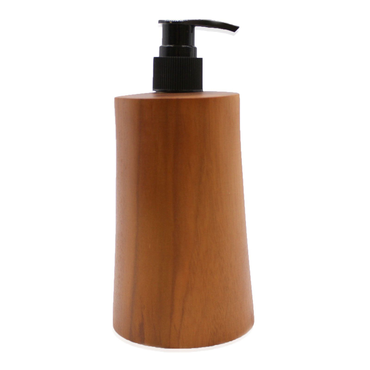 Dispensador Taper · madera de teca natural · 17 cm