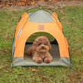 Refugio Tienda PAW · verde y naranja · 48 cm